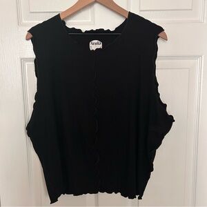 ARULA Ribbed Sleeveless Tank Top Size 3X